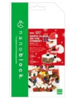 Best Christmas Warehouse Nanoblocks Santa Claus On The Chimney Christmas Toy - Nbc_127 160 Piece