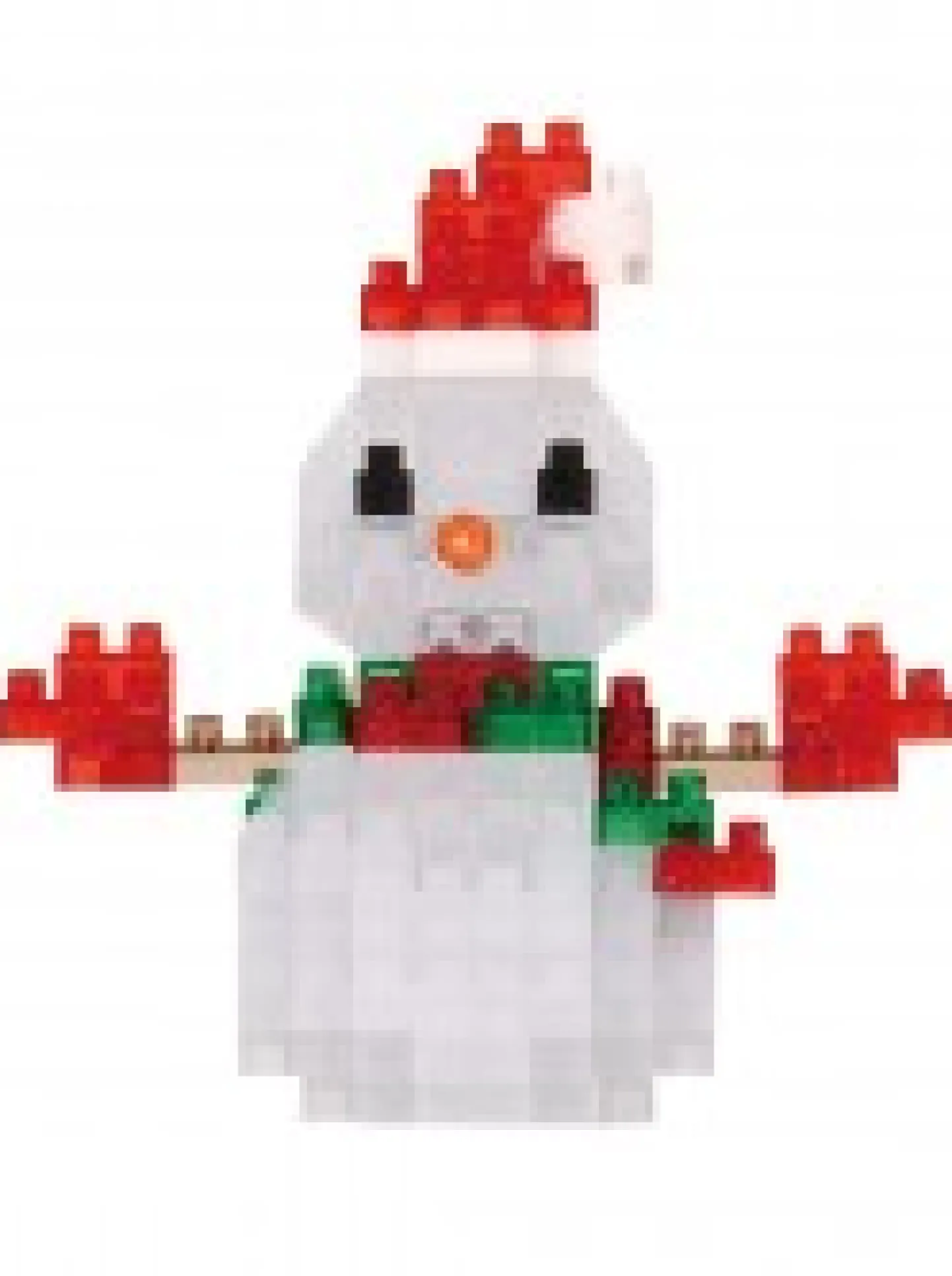Sale Christmas Warehouse Nanoblocks Traditional Snowman With Hat Christmas Toy - Nbc_368 160 Piece