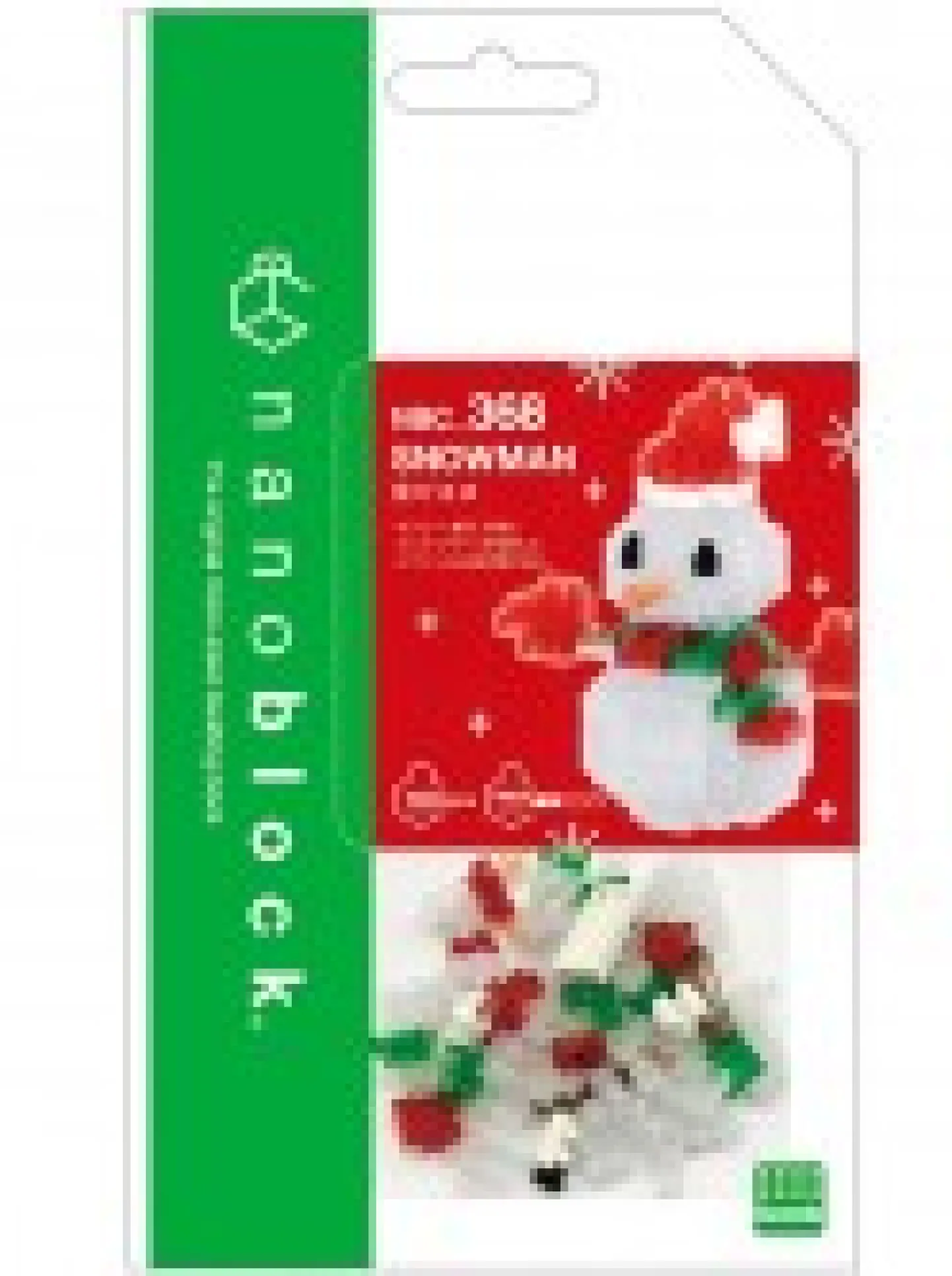 Sale Christmas Warehouse Nanoblocks Traditional Snowman With Hat Christmas Toy - Nbc_368 160 Piece