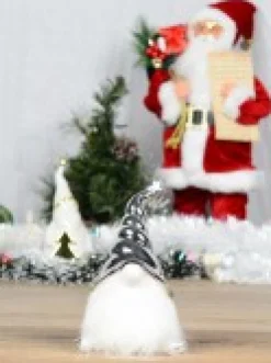 New Christmas Warehouse Nisse Santa With Glorious Beard Ceramic Christmas Ornament - 17Cm