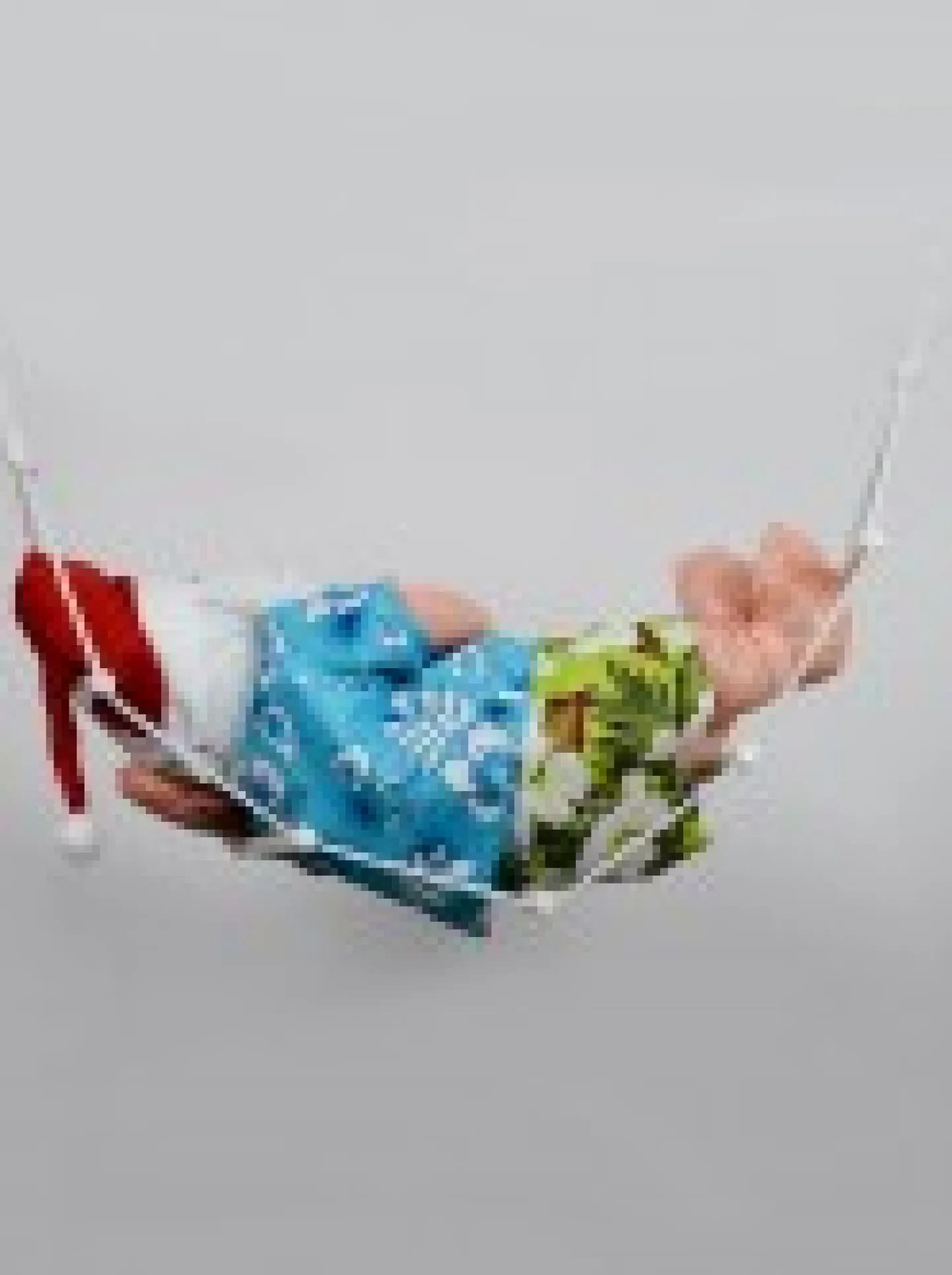 Cheap Christmas Warehouse Padded Summer Christmas Hammock Santa Outdoor Hanging Decoration - 65Cm