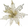Shop Christmas Warehouse Pearl Velvet & Metallic Sheer Cactus Decorative Christmas Flower Pick - 22Cm