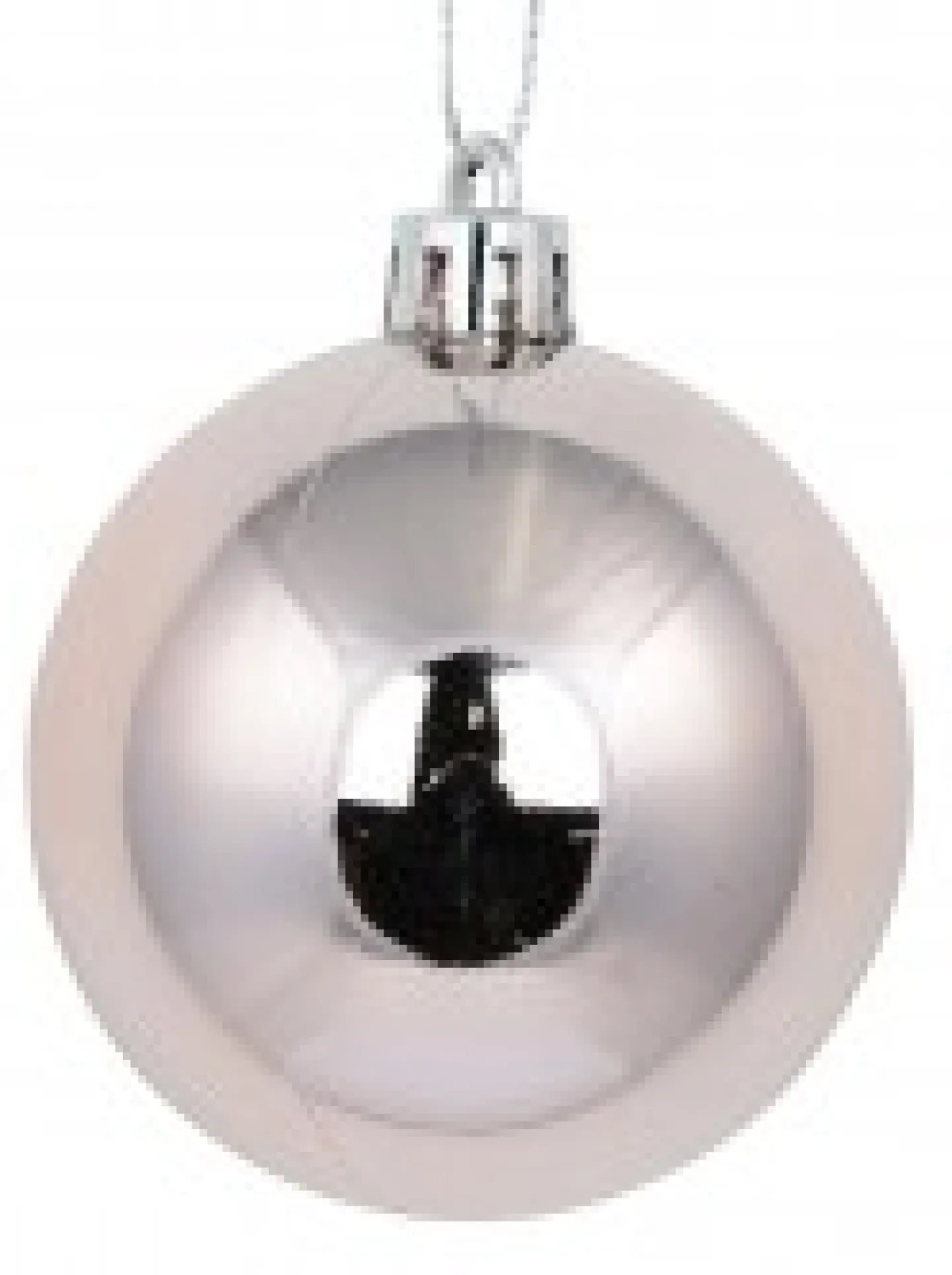 Hot Christmas Warehouse Pink Glittered, Matte & Metallic Christmas Bauble Decorations - 12 X 60Mm
