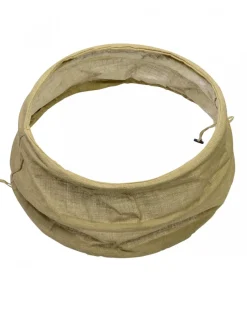 Flash Sale Christmas Warehouse Pop Up Natural Hessian Look Conical Shape Christmas Tree Skirt - 68Cm