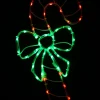 Best Sale Christmas Warehouse Red & Green Led Candy Cane With Bow Noodle Rope Light Silhouette - 52Cm