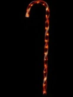 Flash Sale Christmas Warehouse Red & White Candy Cane Garden Christmas Path Light Set - 4 X 80Cm