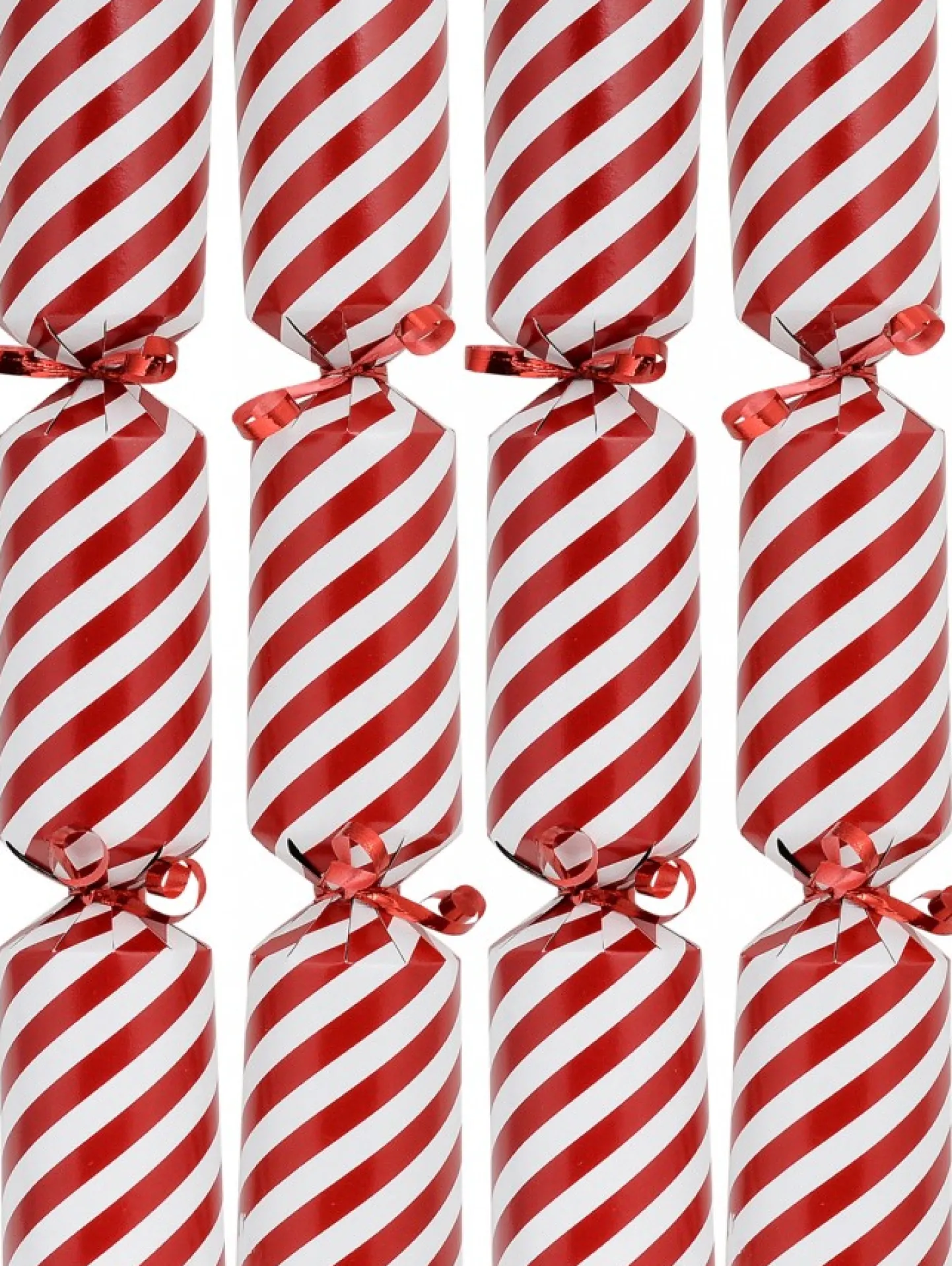 Best Sale Christmas Warehouse Red & White Candy Cane Stripe Christmas Cracker Bon Bons - 50 X 30Cm