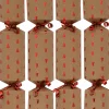 Best Sale Christmas Warehouse Red Christmas Tree Design On Kraft Paper Look Bon Bons - 50 X 30Cm