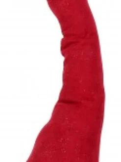 Best Christmas Warehouse Red 3D Santa Hat With Holly & Fur Brim Christmas Tree Top Decoration - 40Cm