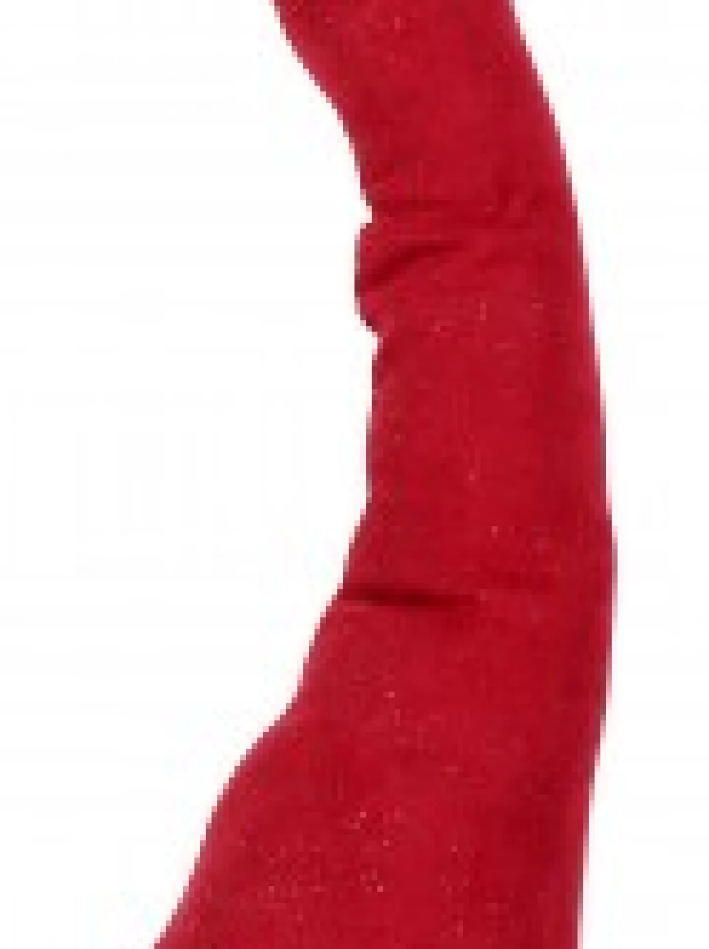 Best Christmas Warehouse Red 3D Santa Hat With Holly & Fur Brim Christmas Tree Top Decoration - 40Cm