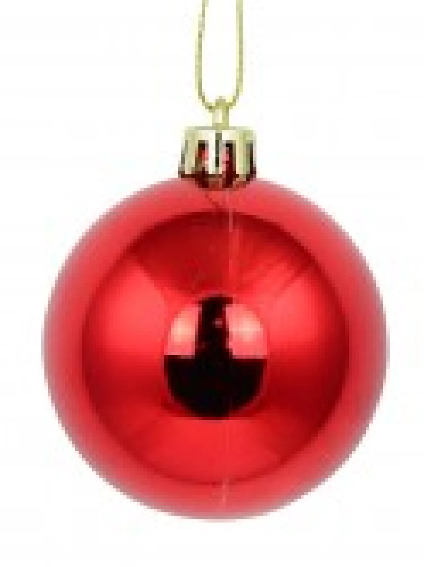 Best Christmas Warehouse Red Glittered, Matte & Metallic Christmas Bauble Decorations - 12 X 60Mm