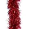 Cheap Christmas Warehouse Red Metallic 8Ply Classic Christmas Tinsel Garland - 15Cm X 5M