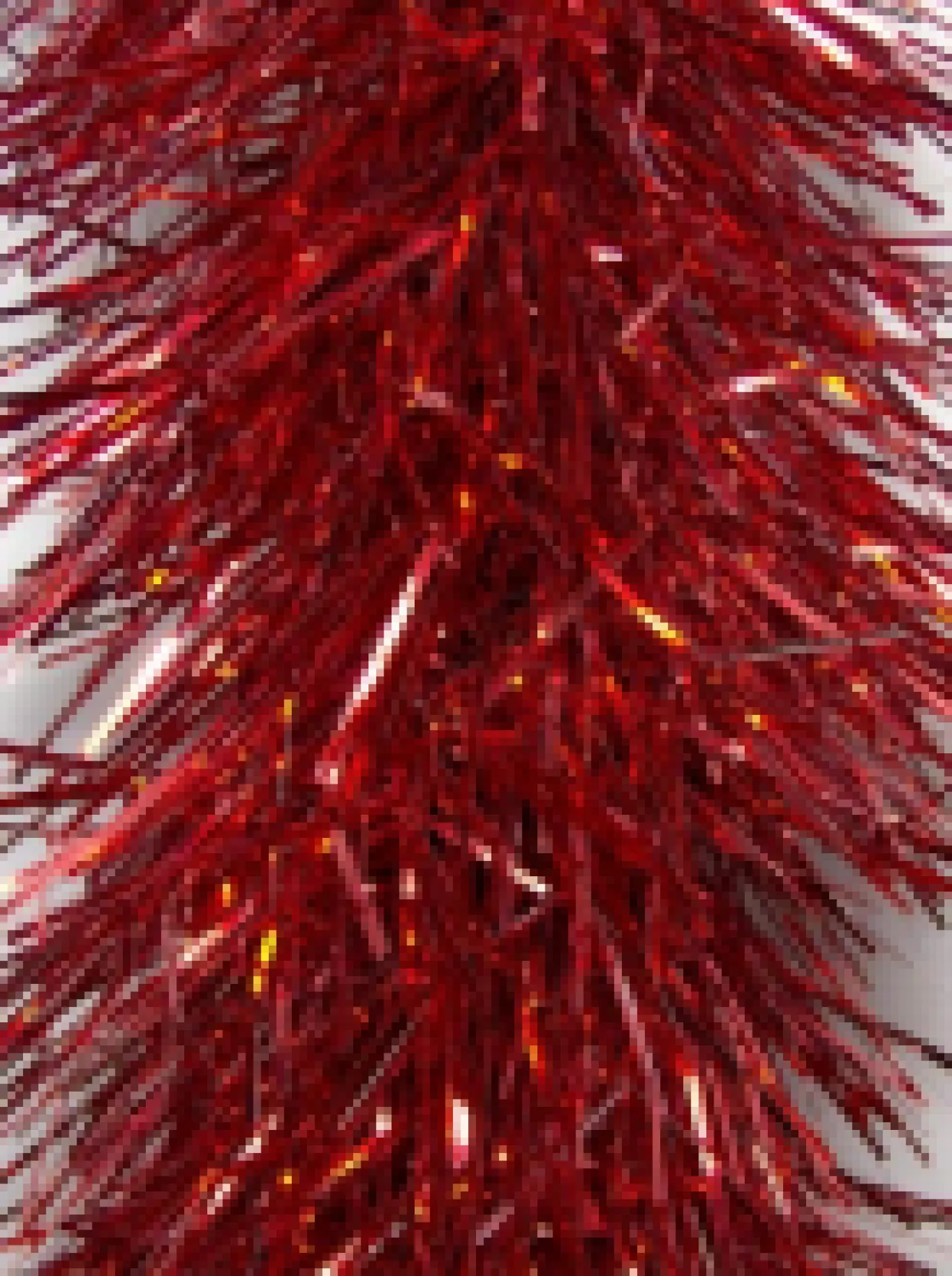 Cheap Christmas Warehouse Red Metallic 8Ply Classic Christmas Tinsel Garland - 15Cm X 5M