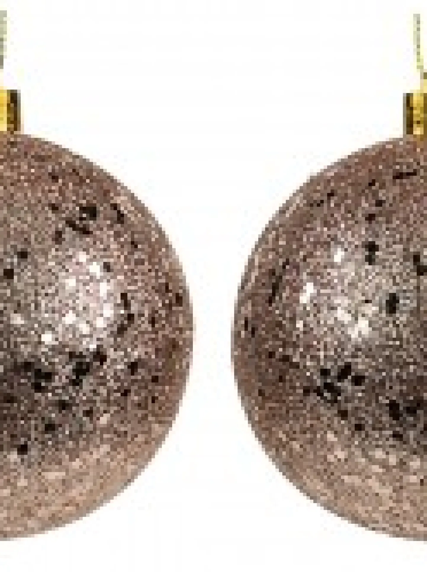 Sale Christmas Warehouse Rose Gold Metallic Sequins & Glitter Coated Christmas Baubles - 4 X 80Mm