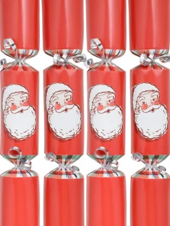 Flash Sale Christmas Warehouse Rosy Red Cheek Traditional Jolly Santa Christmas Cracker Bon Bons - 50 X 30Cm