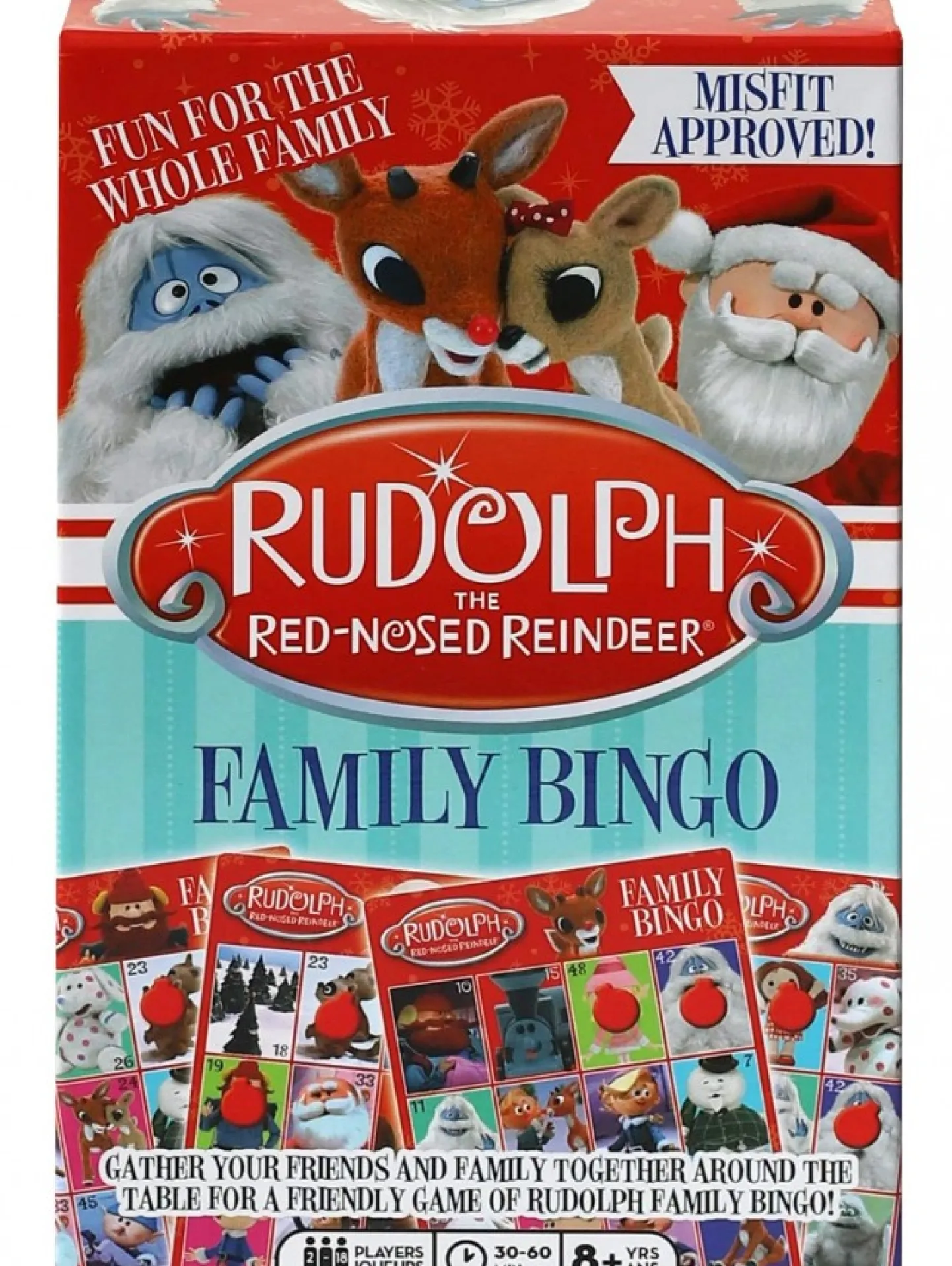 Discount Christmas Warehouse Rudolph The Red Nosed Reindeer Family Bingo Christmas Game - 2 To 18 Players