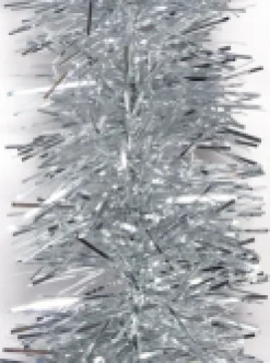Sale Christmas Warehouse Silver Metallic 6Ply Classic Christmas Tinsel Garland - 50Mm X 5M