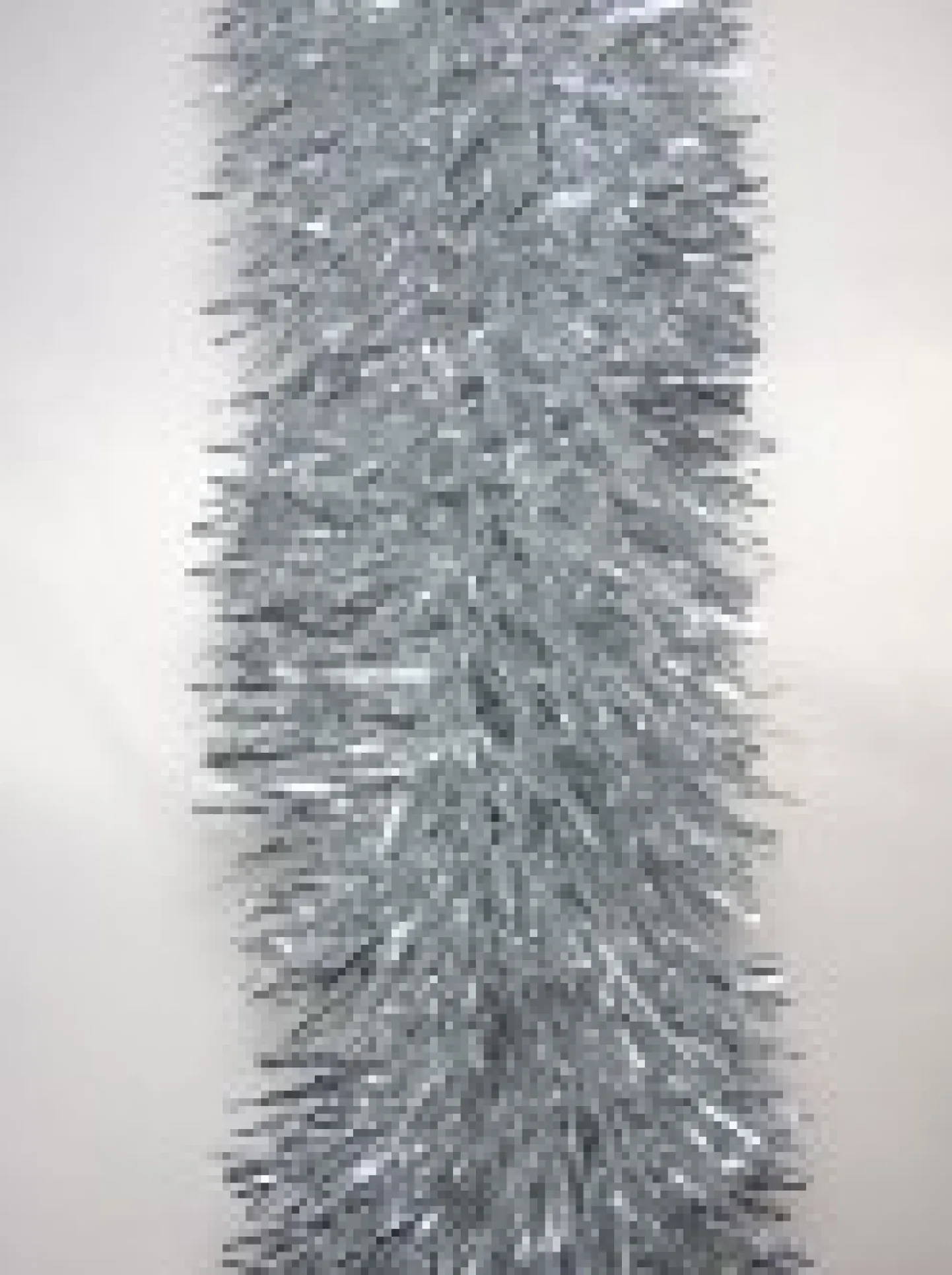 Cheap Christmas Warehouse Silver Metallic 8Ply Classic Christmas Tinsel Garland - 15Cm X 5M