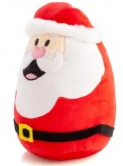 Clearance Christmas Warehouse Smooshos Pals Soft & Jolly Santa Christmas Plush Toy - 22Cm