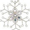 Sale Christmas Warehouse Snowflake & Encrusted Diamante Christmas Tree Hanging Decoration - 12Cm