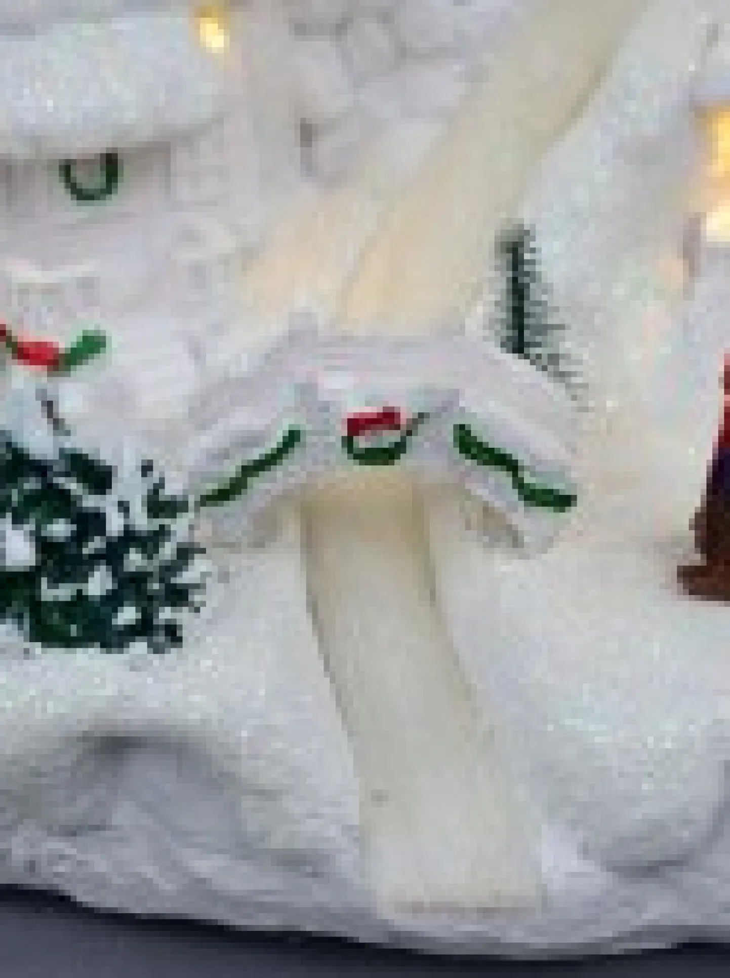 Flash Sale Christmas Warehouse Snowy Mountain Christmas Town Scene With Lights & Moving Figures - 30Cm