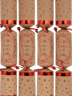 Sale Christmas Warehouse Tis The Season To Be Jolly Kraft Design Christmas Cracker Bon Bons - 50 X 30Cm