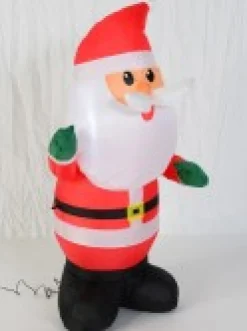 Cheap Christmas Warehouse Traditional Look Cute Santa Illuminated Christmas Inflatable Display - 1.2M