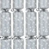 Cheap Christmas Warehouse White Stars Pattern Design On Silver Christmas Cracker Bon Bons - 50 X 30Cm